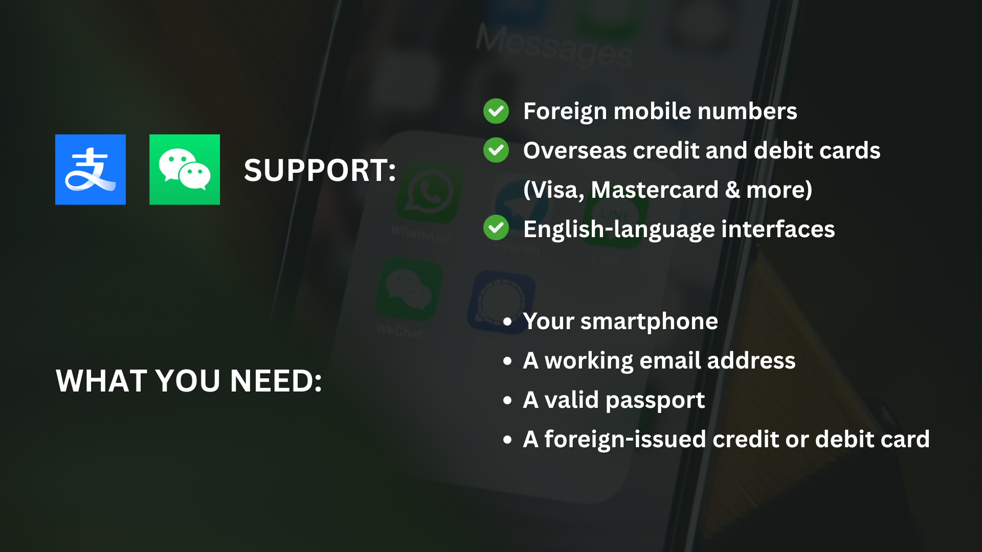 WeChat Alipay how to register