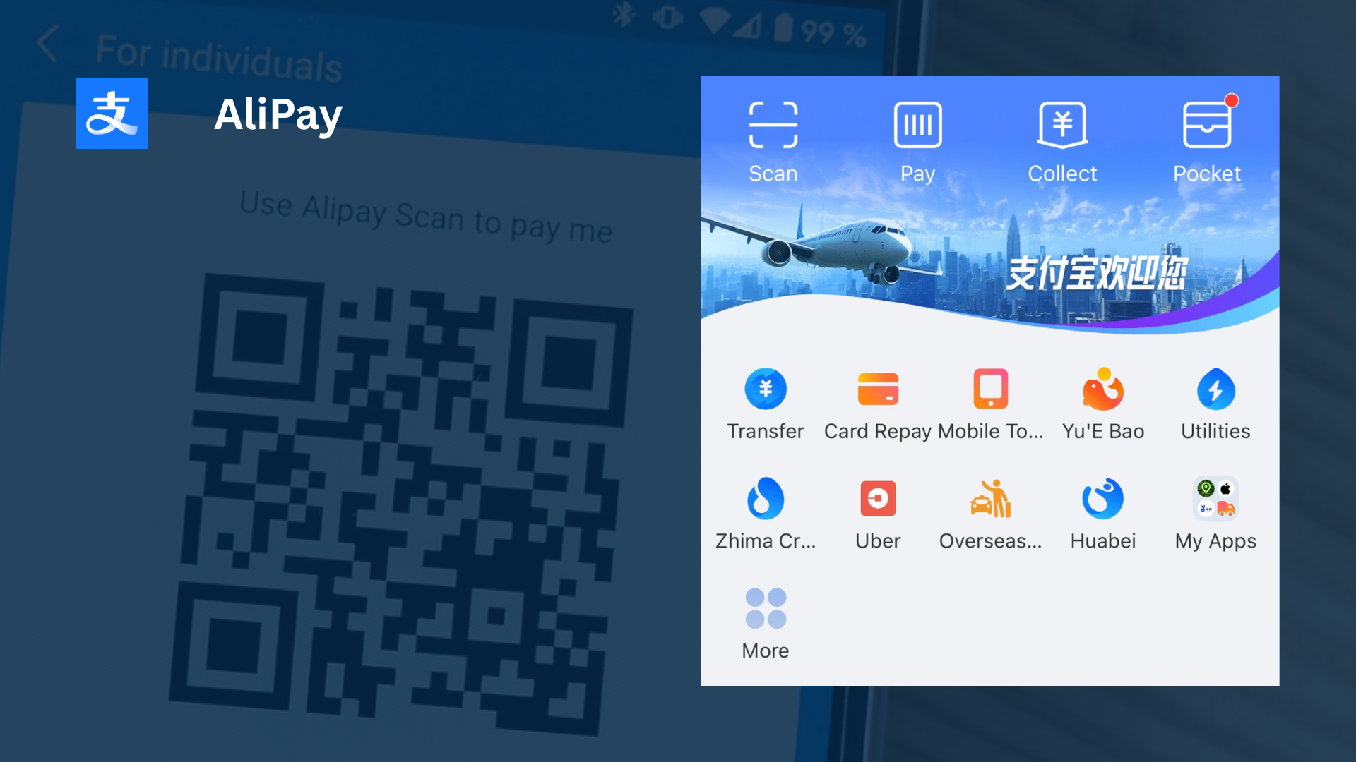 AliPay English interface