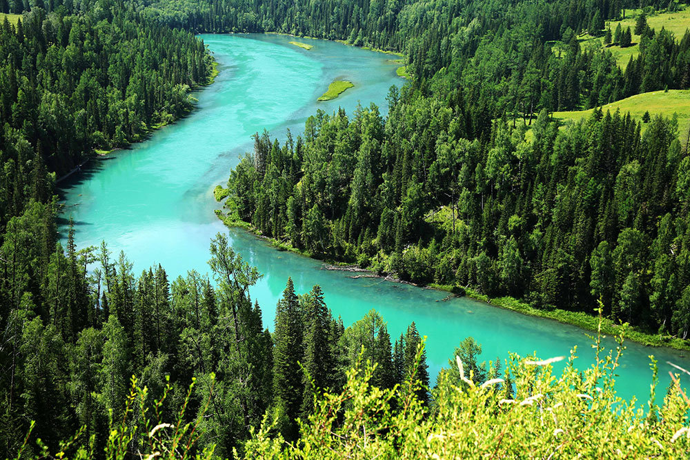River along Kanas