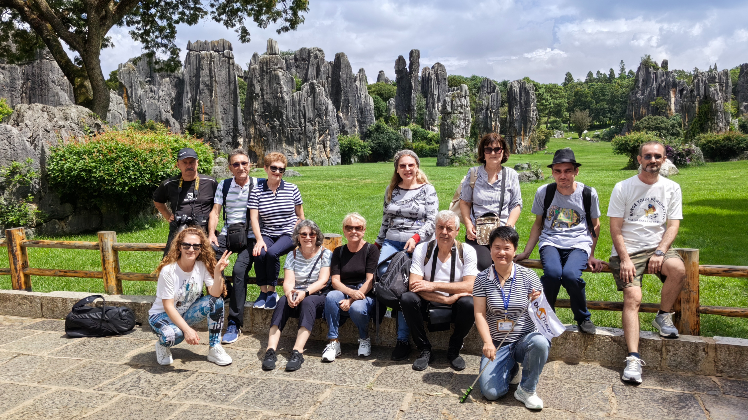 International travelers in China