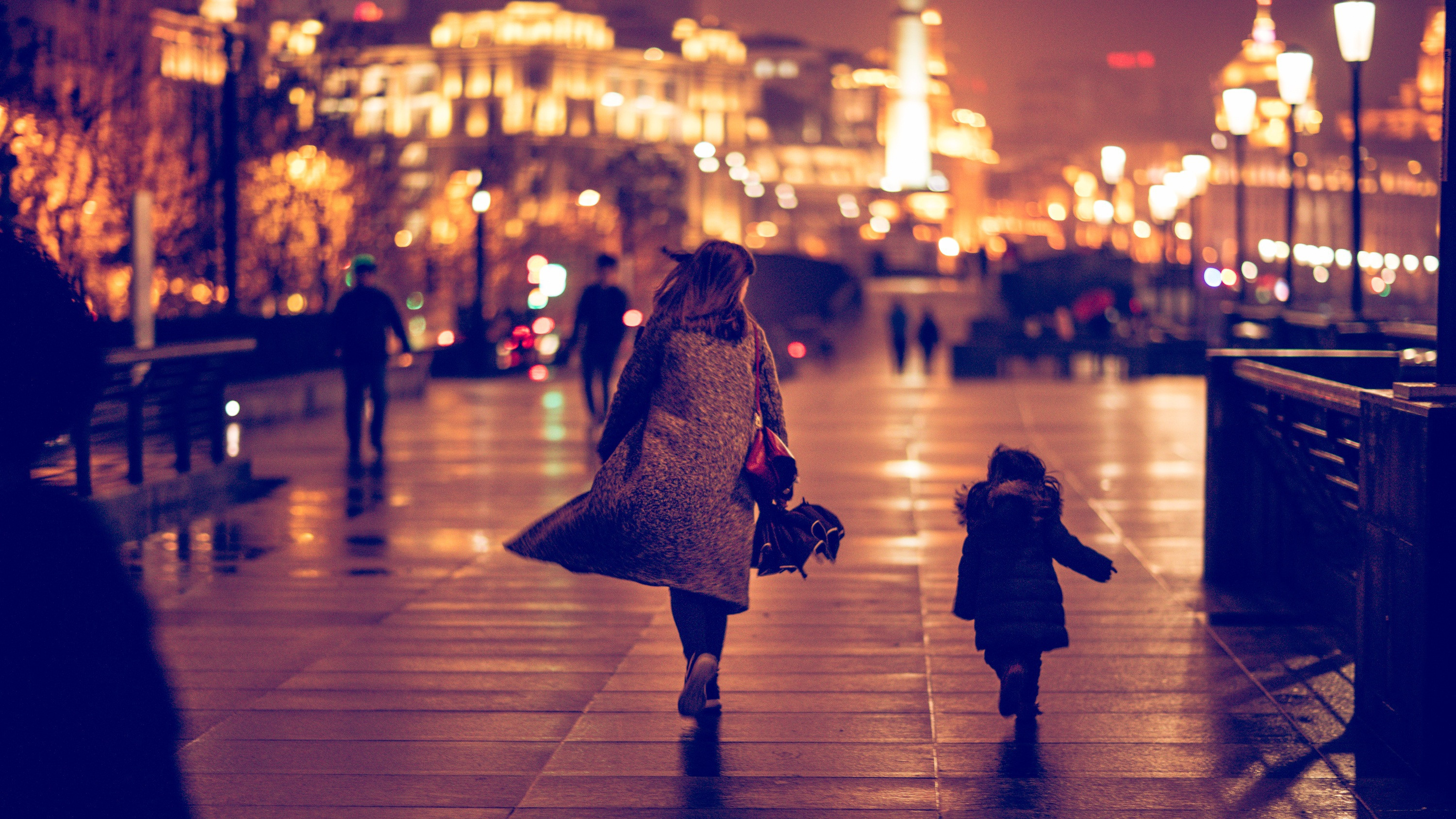 People walking on the streets in Shanghai