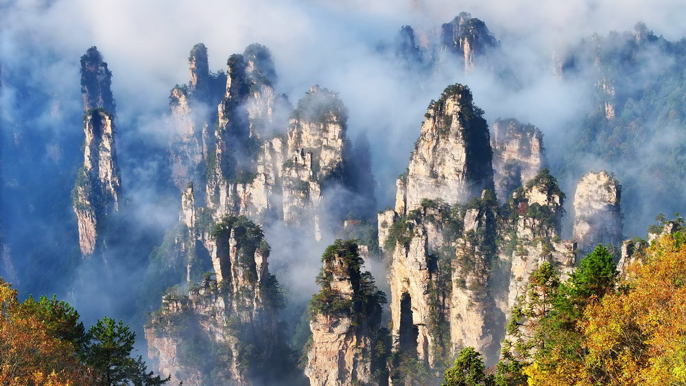 Zhangjiajie Autumn Travel Guide: Where Avatar Mountains Glow in Gold
